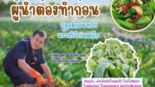 ข้อมูลตัวอย่าง : พช.เวียงแหง ร่วมใจ ปลูกผักสวนครัวเพื่อสร้างความมั่นคงทางอาหาร “ผู้นำต้องทำก่อน” รับเปลี่ยนดี ชีวีมีสุข” (Change for 5 G)